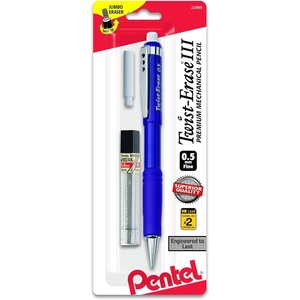 image:imagePentel TwistErase III Mechanical Pencil with Lead and Eraser Refills QE515LEBP