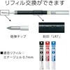 image:imagePentel BL77A EnerGel Ink Ballpoint Pen 07 Black 10 Pieces003 inch 07 mm Black Silver Shaft