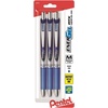 image:imagePentel EnerGel Deluxe RTX Gel Ink Pens 07 Millimeter Metal Tip Blue Ink 3Pack BL77BP3C3 Count Pack of 1