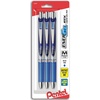 image:imagePentel EnerGel Deluxe RTX Gel Ink Pens 07 Millimeter Metal Tip Blue Ink 3Pack BL77BP3C3 Count Pack of 1