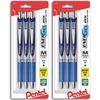 image:imagePentel EnerGel Deluxe RTX Gel Ink Pens 07 Millimeter Metal Tip Blue Ink 3Pack BL77BP3C3 Count Pack of 2