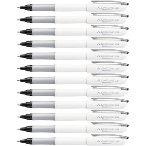 image:imagePentel Floatune Rollerball pen 10mm Bold Point Black Ink Pack of 12 BY110A