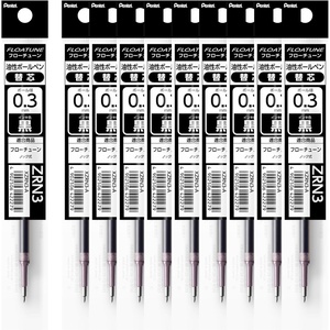 image:imagePentel Oil Based Ballpoint Pen Flow Tune 03mm Blue 10 Count BZN203CRefill Black