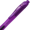 image:imagePentel EnerGelX Retractable Liquid Gel Pen 07mm Medium Line Metal Tip Violet 3 Pack BL107BP3V