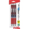 image:imagePentel EnerGel RTX Retractable Liquid Gel Pen 05mm Fine Line Needle Tip Blue Ink Pack of 3 BLN75BP3CRed