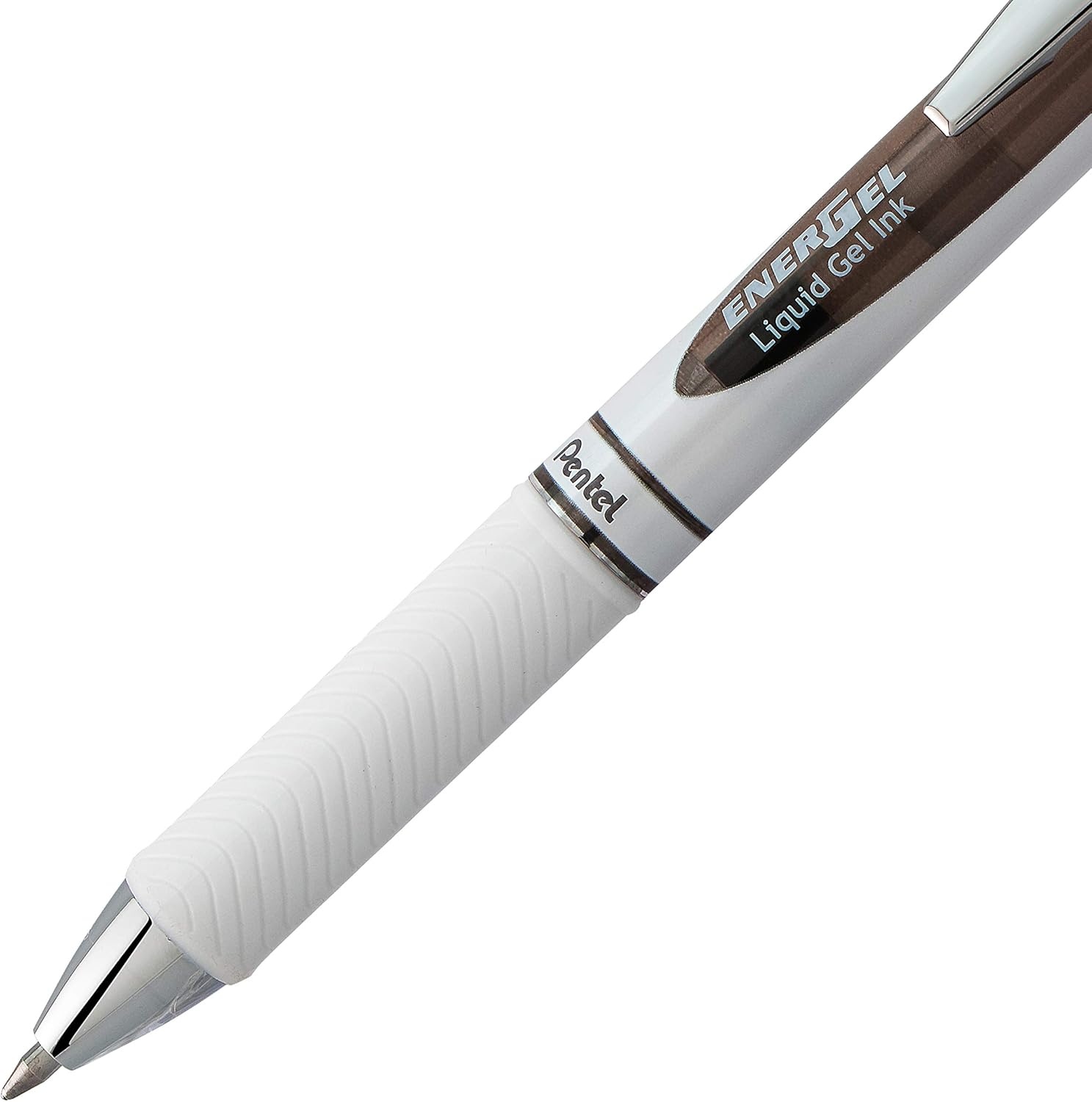 image:imagePentel EnerGel Pearl RTX Retractable Liquid Gel Pen 07mm Medium Line Needle Tip Assorted Ink Colors Pack of 4 BLN77WBP4MBlack