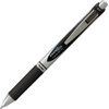 image:imageENERGEL Pentel RTX Retractable Liquid Gel Pen 07mm Medium Line Metal Tip Black Ink Window BL77PC12A1 Pack of 1 12 Count Total