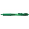 image:imagePentel 05mm EnerGelX Retractable Liquid Gel Pen with Needle Tip and Green Ink Box of 12 BLN105D