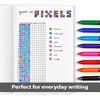 image:imagePentel 05mm EnerGelX Retractable Liquid Gel Pen with Needle Tip and Violet Ink Box of 12 BLN105V