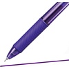 image:imagePentel 05mm EnerGelX Retractable Liquid Gel Pen with Needle Tip and Violet Ink Box of 12 BLN105V