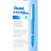 image:imagePentel ENERGEL NV Liquid Gel Pen 05mm Fine Line Capped Needle Tip Black Ink Box of 12 BLN25ABlue