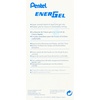 image:imagePentel ENERGEL NV Liquid Gel Pen 05mm Fine Line Capped Needle Tip Black Ink Box of 12 BLN25ABlue