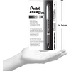 image:imagePentel ENERGEL NV Liquid Gel Pen 10mm Bold Line Capped Metal Tip Red Ink Box of 12 BL30BBlack