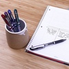 image:imagePentel EnerGel Deluxe Liquid Gel Pen Medium Line Metal Tip Blue Ink Box of 12 BL57CBlack