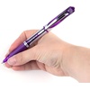 image:imagePentel EnerGel Deluxe Liquid Gel Pen Medium Line Metal Tip Blue Ink Box of 12 BL57CViolet