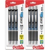 image:imagePentel EnerGel Deluxe RTX Retractable Liquid Gel Pen 07mm Needle Tip Blue Ink 3 Pack BLN77BP3CBlack