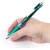 image:imagePentel EnerGel Deluxe RTX Retractable Liquid Gel Pen Fine Line Needle Tip Violet Ink Box of 12 BLN75VGreen
