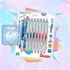 image:imagePentel EnerGel Expressions 60th Anniversary Limited Edition Pack ICE Liquid Gel Pens 07mm Medium Line Assorted Ink Colors Pack of 8 BL77TLABP8M