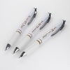 image:imagePentel EnerGel Inspire PeaceTrustSmile 07mm Medium Line Black Ink Pack of 3 BL77INSPBP3M