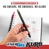 image:imagePentel EnerGel Kuro Liquid Gel Pen 07mm Medium line Assorted Ink 12Pk BL437R1BP12M1