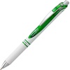 image:imagePentel EnerGel Pearl Deluxe RTX Retractable Liquid Gel Pen 07mm Accent Black Ink Box of 12 BL77PWALime Green