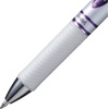 image:imagePentel EnerGel Pearl Deluxe RTX Retractable Liquid Gel Pen 07mm Accent Black Ink Box of 12 BL77PWAViolet