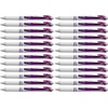 image:imagePentel EnerGel Pearl Deluxe RTX Retractable Liquid Gel Pen 07mm Accent Black Ink Box of 12 BL77PWAViolet