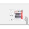 image:imagePentel EnerGel RTX Retractable Liquid Gel Pen 07mm BlackBlueRedGreenViolet Ink 12 Pack BL77O12C