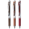 image:imagePentel EnerGel RTX Retractable Liquid Gel Pen 07mm Journaling Hue Red Pink and Coral Ink Pack of 3 Pens BL77RBJBP3M3 Count Pack of 1