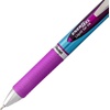 image:imagePentel EnerGel RTX Retractable Liquid Gel Pen 07mm Medium Line Needle Tip Black Ink Pack of 2 BLN77BP2AViolet