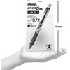 image:imagePentel EnerGel RTX Retractable Liquid Gel Pen 07mm Metal Tip Medium Line Navy Blue Ink Box of 12 BL77CABlack