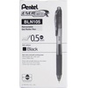 image:imagePentel EnerGelX Retractable Liquid Gel Pen 05mm Needle Tip Black Ink Box of 12 BLN105A12 Count Pack of 2