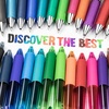 image:imagePentel EnerGelX Retractable Liquid Gel Pen 05mm Needle Tip Black Ink Box of 12 BLN105A12 Count Pack of 2