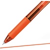 image:imagePentel EnerGelX Retractable Liquid Gel Pen 05mm Needle Tip Fine Line Orange Ink Box of 12 BLN105F