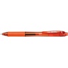 image:imagePentel EnerGelX Retractable Liquid Gel Pen 05mm Needle Tip Fine Line Orange Ink Box of 12 BLN105F