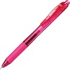 image:imagePentel EnerGelX Retractable Liquid Gel Pen 05mm Needle Tip Fine Line Pink Ink Box of 12 BLN105P
