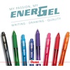 image:imagePentel EnerGelX Retractable Liquid Gel Pen 07mm Metal Tip Orange Ink Box of 12 BL107FOrange
