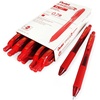 image:imagePentel EnerGelX Retractable Liquid Gel Pen 07mm Metal Tip Orange Ink Box of 12 BL107FRed