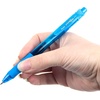 image:imagePentel EnerGelX Retractable Liquid Gel Pen 07mm Metal Tip Orange Ink Box of 12 BL107FSky Blue