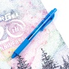 image:imagePentel EnerGelX Retractable Liquid Gel Pen 07mm Metal Tip Orange Ink Box of 12 BL107FSky Blue