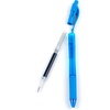 image:imagePentel EnerGelX Retractable Liquid Gel Pen 07mm Metal Tip Orange Ink Box of 12 BL107FSky Blue