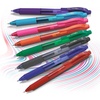image:imagePentel EnerGelX Retractable Liquid Gel Pen 07mm Metal Tip Orange Ink Box of 12 BL107FViolet