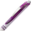 image:imagePentel Gel Ink Pen Pearl Retractable Gel Pen 07mm Medium Point Needle Tip Violet Ink 12 pack BLN77PWVViolet
