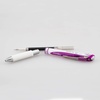image:imagePentel Gel Ink Pen Pearl Retractable Gel Pen 07mm Medium Point Needle Tip Violet Ink 12 pack BLN77PWVViolet