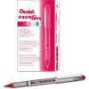 image:imagePentel ENERGEL NV Liquid Gel Pen 07mm Medium Line Capped Metal Tip Red Ink Box of 12 BL27B