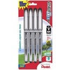 image:imagePentel ENERGEL NV Liquid Gel Pen 07mm Medium Line Metal Tip Blue Ink 4 Pack BL27BP4CBlack