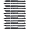 image:imagePentel ENERGEL NV Liquid Gel Pen 10mm Bold Line Capped Metal Tip Red Ink Box of 12 BL30BBlack