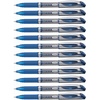 image:imagePentel EnerGel Deluxe Liquid Gel Pen Bold Line Metal Tip Blue Ink Box of 12 BL60CBlue
