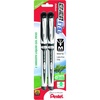 image:imagePentel EnerGel Deluxe Liquid Gel Pen Medium Line Metal Tip Black Ink 2 Pack BL57BP2A