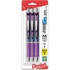 image:imagePentel EnerGel Deluxe RTX Retractable Liquid Gel Pen 07mm Needle Tip Blue Ink 3 Pack BLN77BP3CViolet